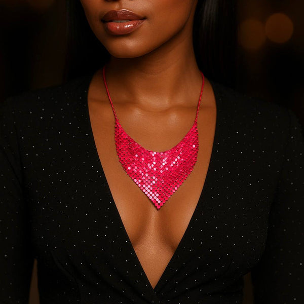 Electric Rose Necklace