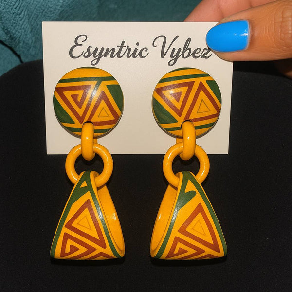 Golden Child Statement Earrings