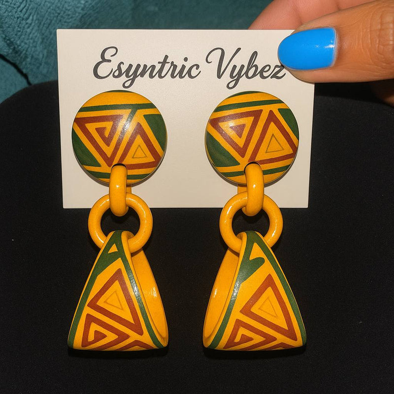 Golden Child Statement Earrings