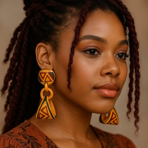 Golden Child Statement Earrings